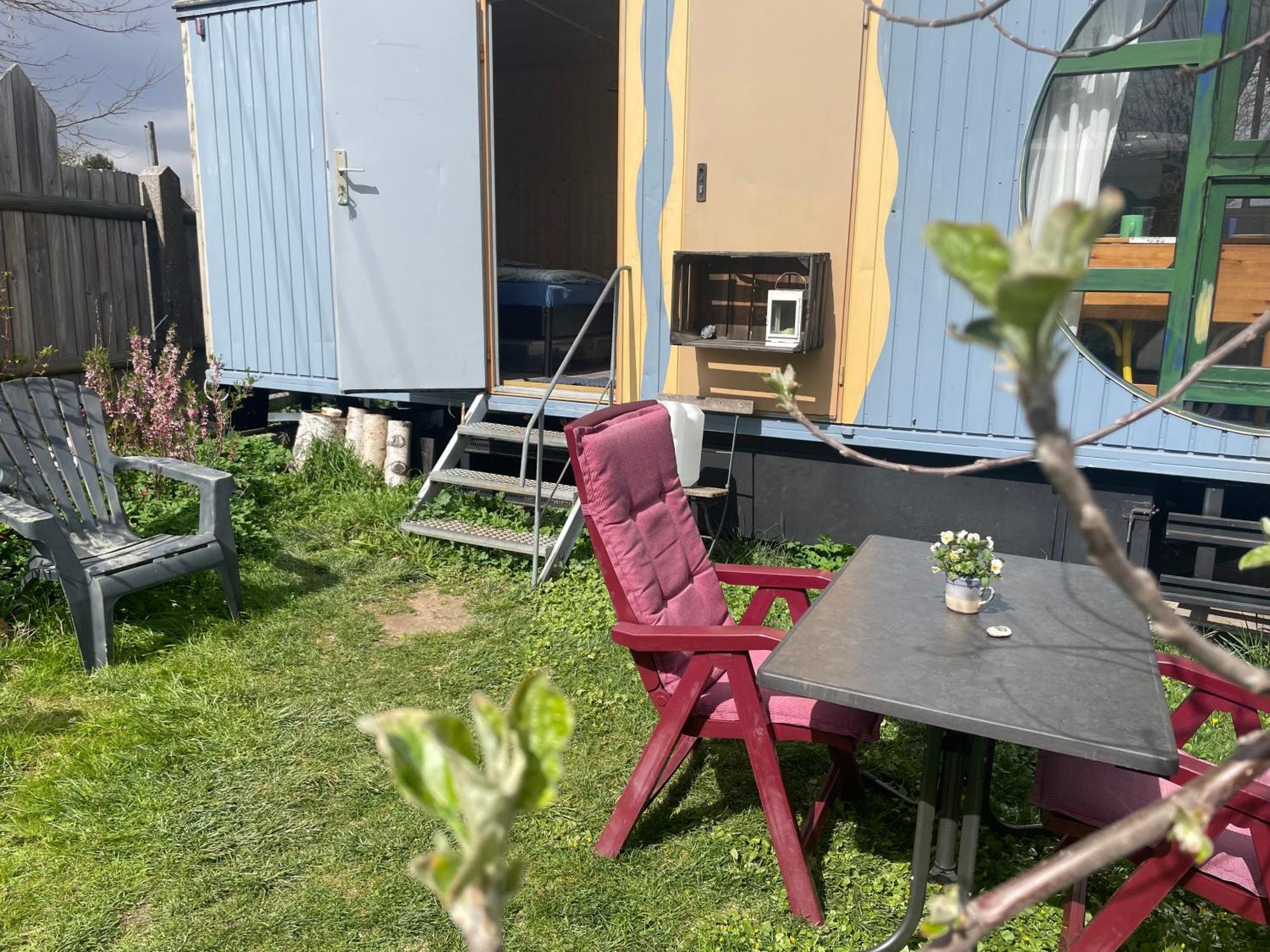 Bauwagen Villa Maibeere Radebeul Εξωτερικό φωτογραφία